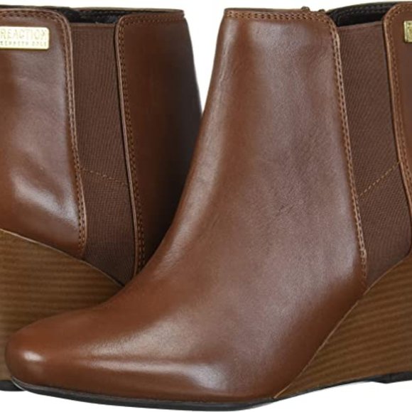 Kenneth Cole Reaction Womens Marcy Mid Brown 7.5 - Picture 2 of 7